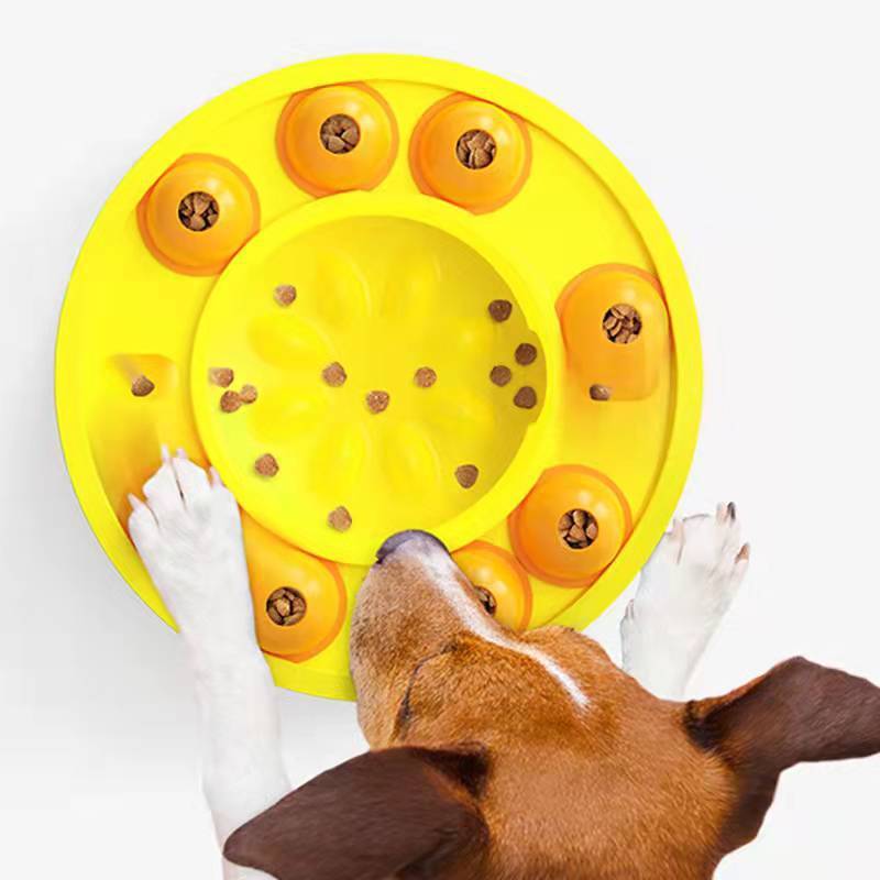 Interactive Slow Food Dispenser Nonslip Bowl - Houseware and Pet Store