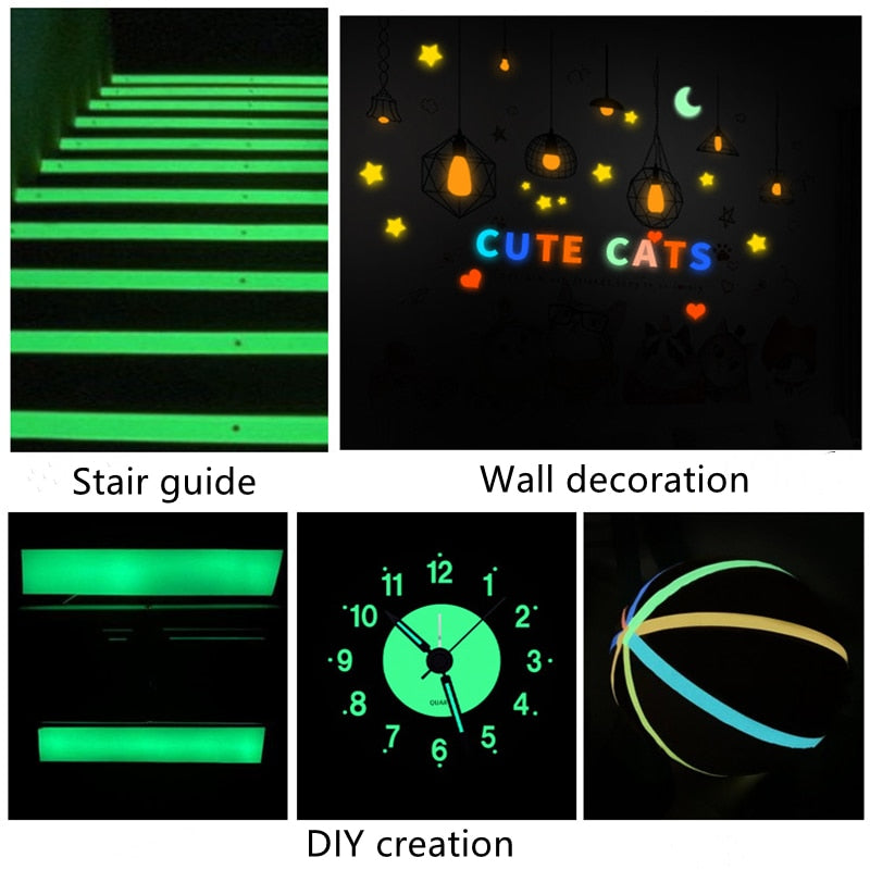 Glow In The Dark Sticker Tape - Houseware and Pet Store