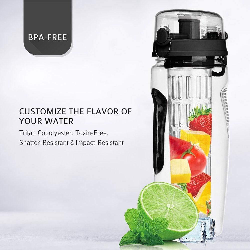 32oz Water Fruit Infuser Bottle BPA Free - Houseware and Pet Store