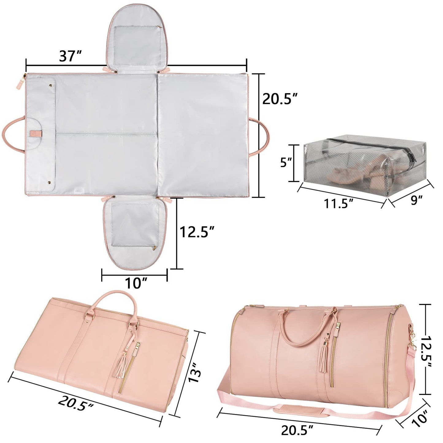 Foldable Large Capacity Travel Carryon Duffle/Weekender Bag - Houseware and Pet Store