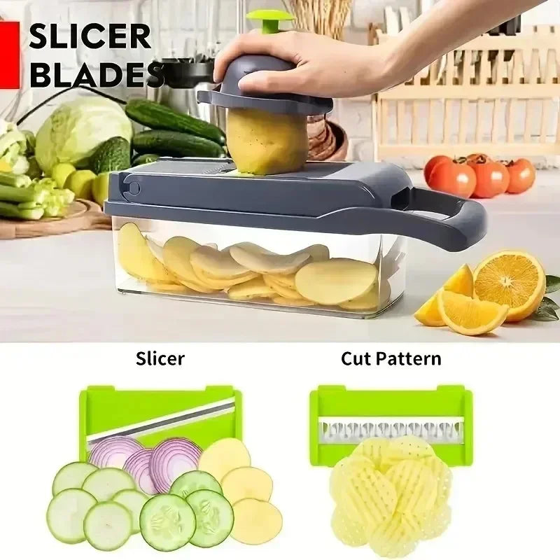 Multifunctional Vegetable and Fruit Chopper Slicer - Houseware and Pet Store