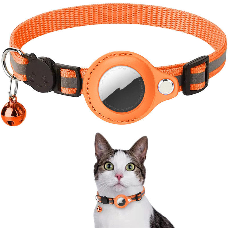 Cat Reflective Nylon Waterproof Case Holder for Airtag Air Tag