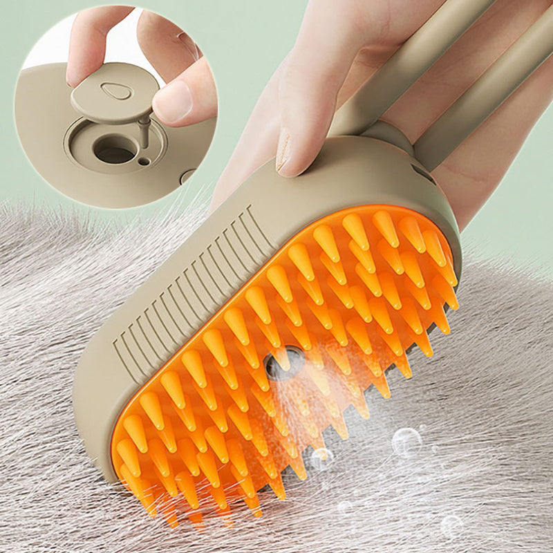 Pet Steam 3-In-1 Electric Spray Cat For Massage and Grooming Comb