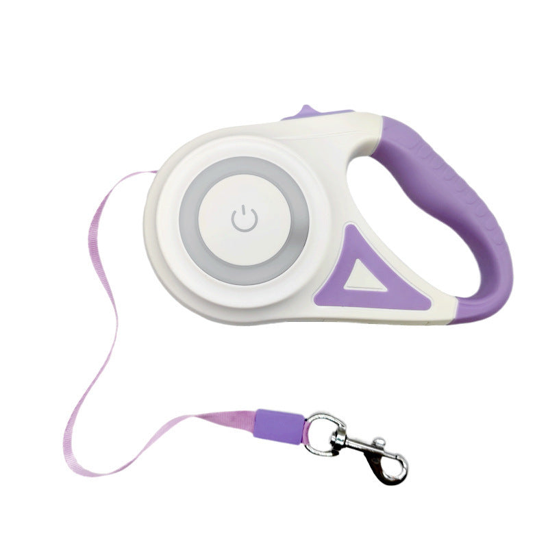 Retractable Pet Leash with Light