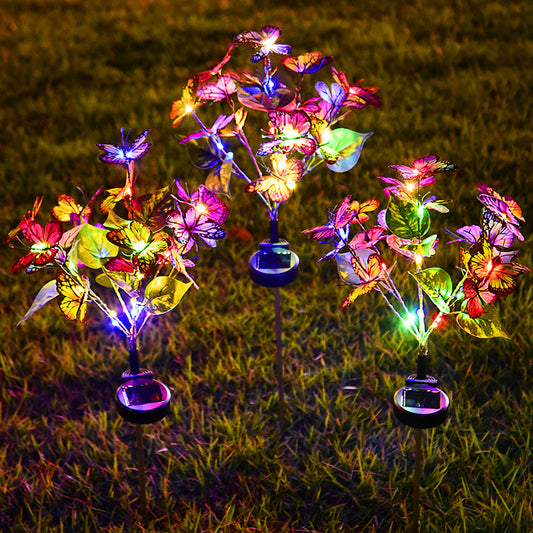 LED Solar Butterfly Courtyard Lights