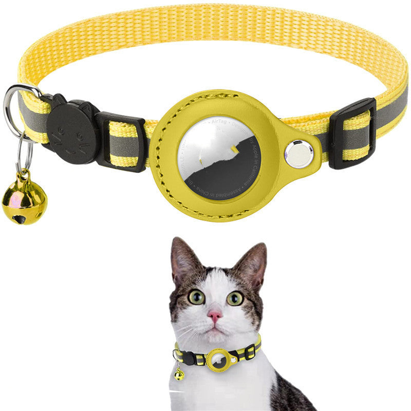 Cat Reflective Nylon Waterproof Case Holder for Airtag Air Tag