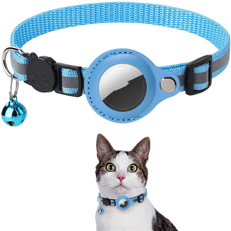 Cat Reflective Nylon Waterproof Case Holder for Airtag Air Tag