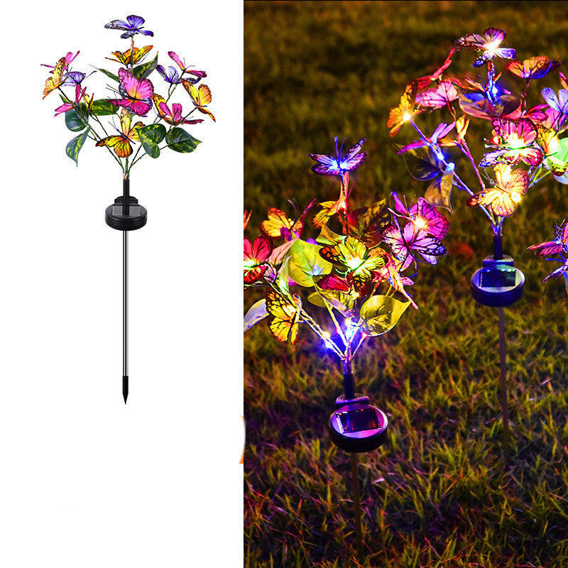 LED Solar Butterfly Courtyard Lights