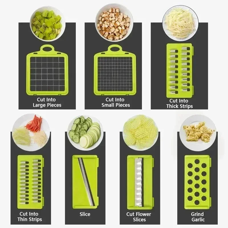 Multifunctional Vegetable and Fruit Chopper Slicer - Houseware and Pet Store