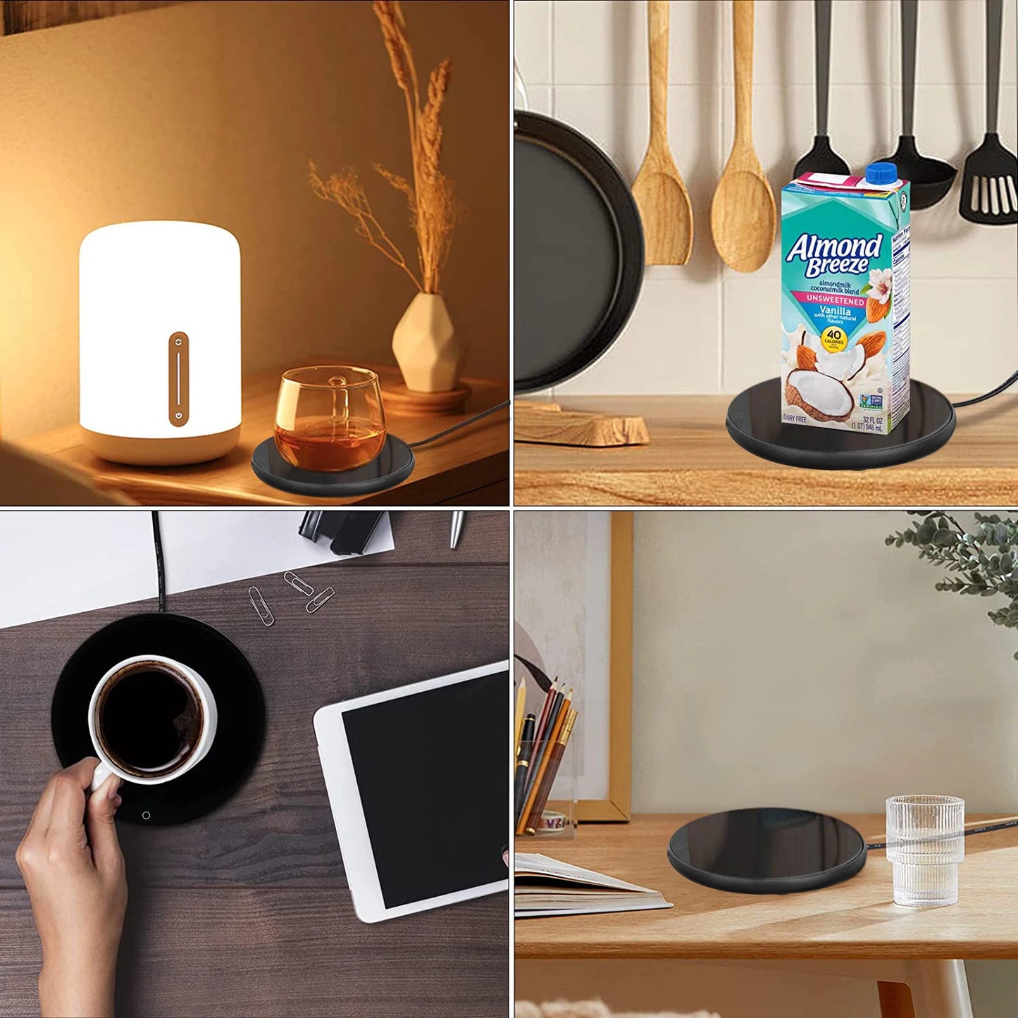 Coffee Cup Heater Mug Warmer USB Heating Pad Electic Milk Tea Water Thermostatic Coasters Cup Warmer For Home Office Desk DC 5V - Houseware and Pet Store