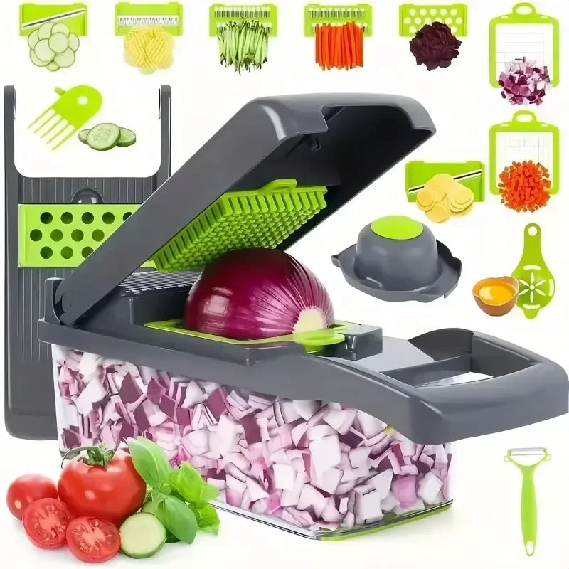 Multifunctional Vegetable and Fruit Chopper Slicer - Houseware and Pet Store