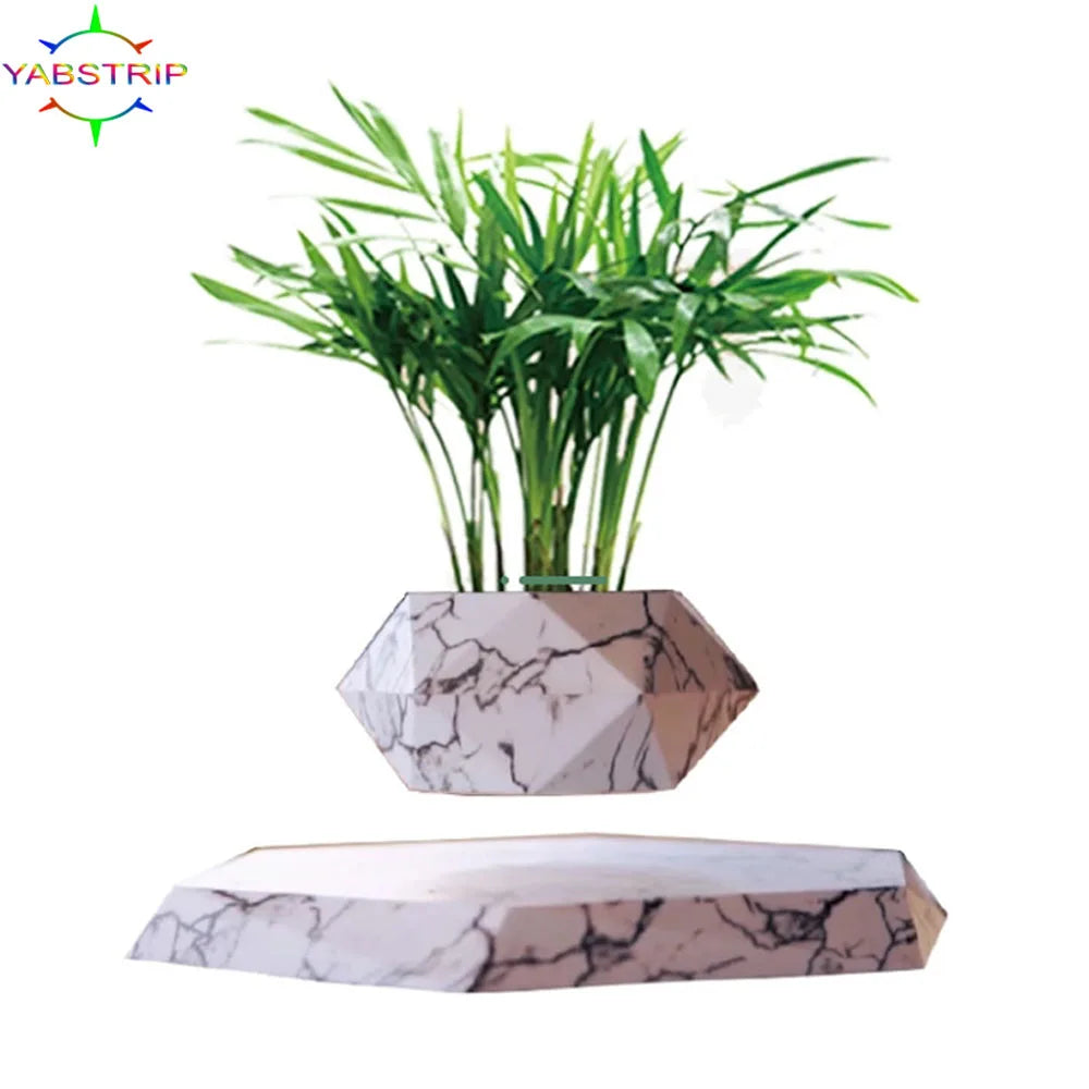 NEW Floating/Levitating Magnetic Air Rotating Flower Plant