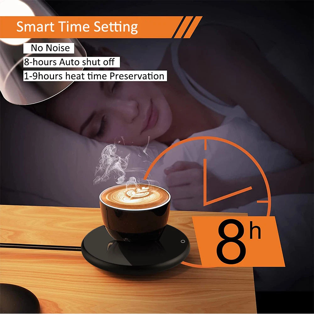 Coffee Cup Heater Mug Warmer USB Heating Pad Electic Milk Tea Water Thermostatic Coasters Cup Warmer For Home Office Desk DC 5V - Houseware and Pet Store
