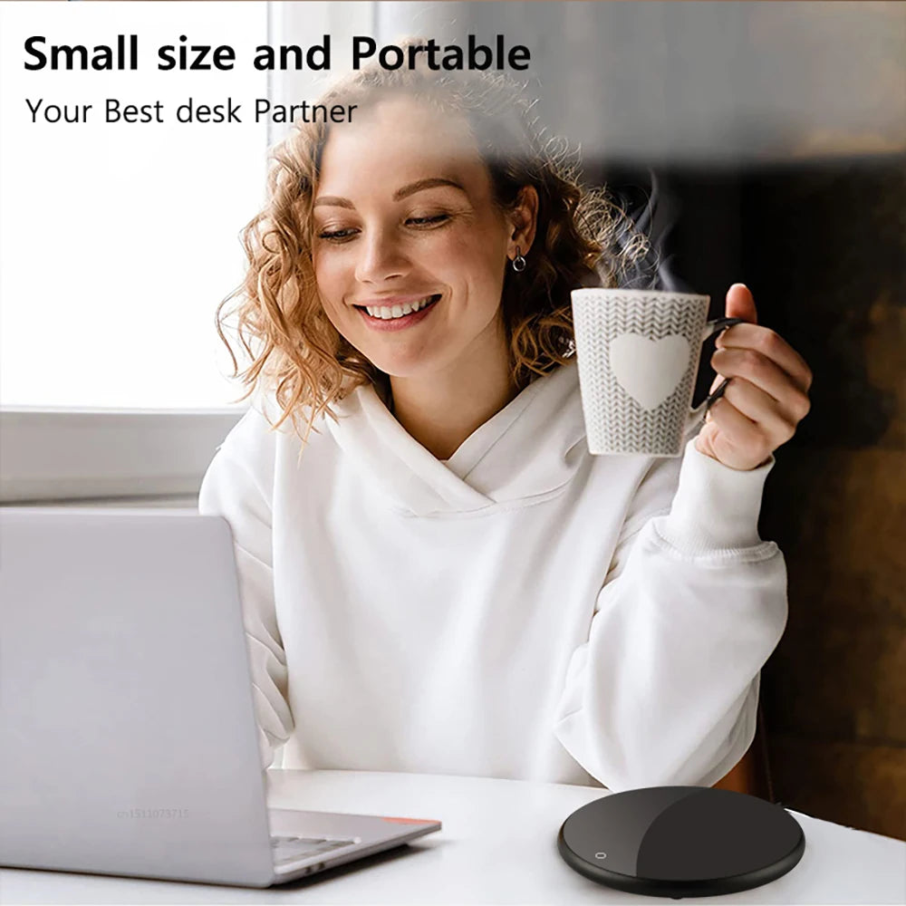 Coffee Cup Heater Mug Warmer USB Heating Pad Electic Milk Tea Water Thermostatic Coasters Cup Warmer For Home Office Desk DC 5V - Houseware and Pet Store