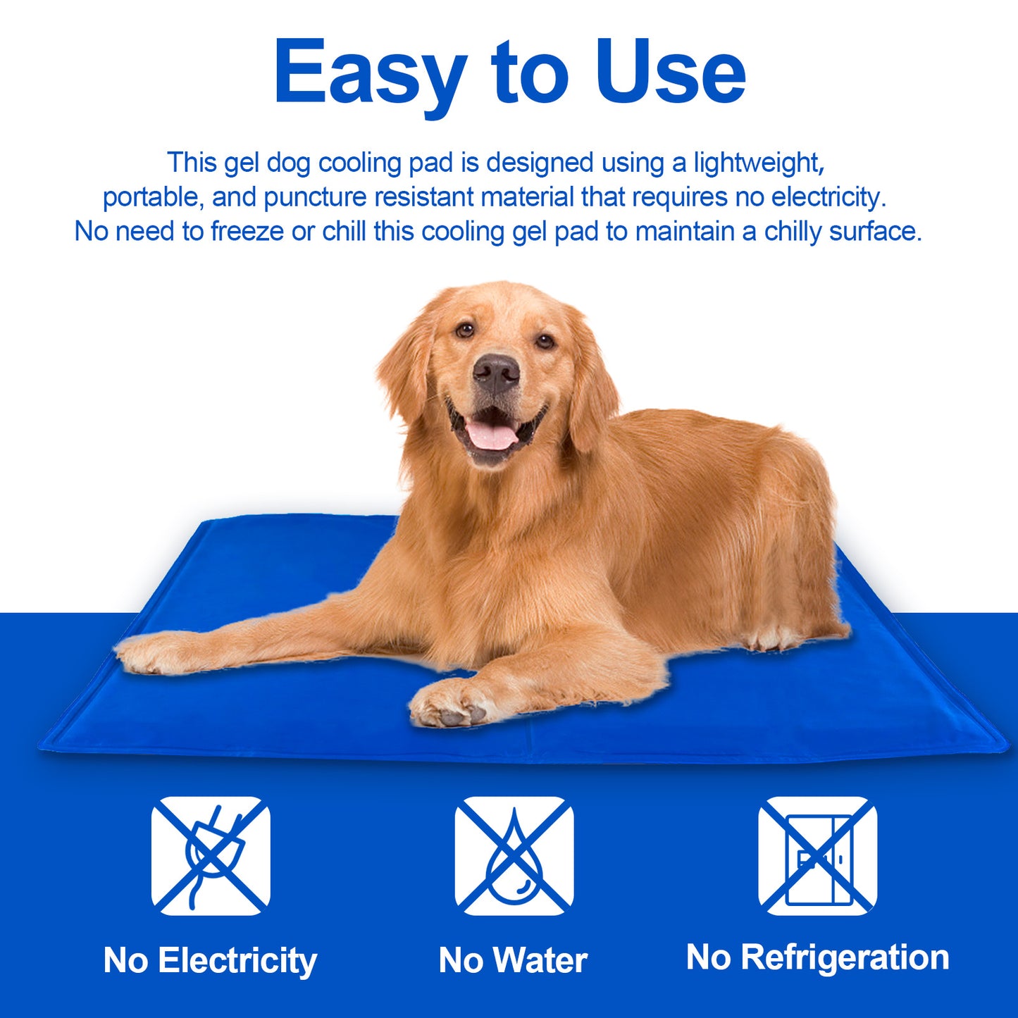 Pet Cooling Mat Non-Toxic Gel