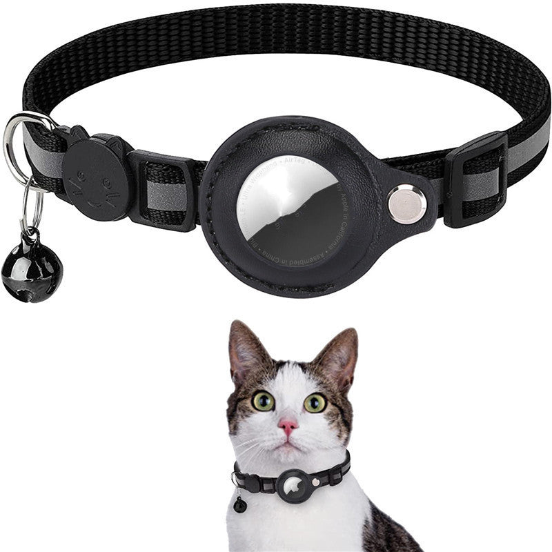 Cat Reflective Nylon Waterproof Case Holder for Airtag Air Tag