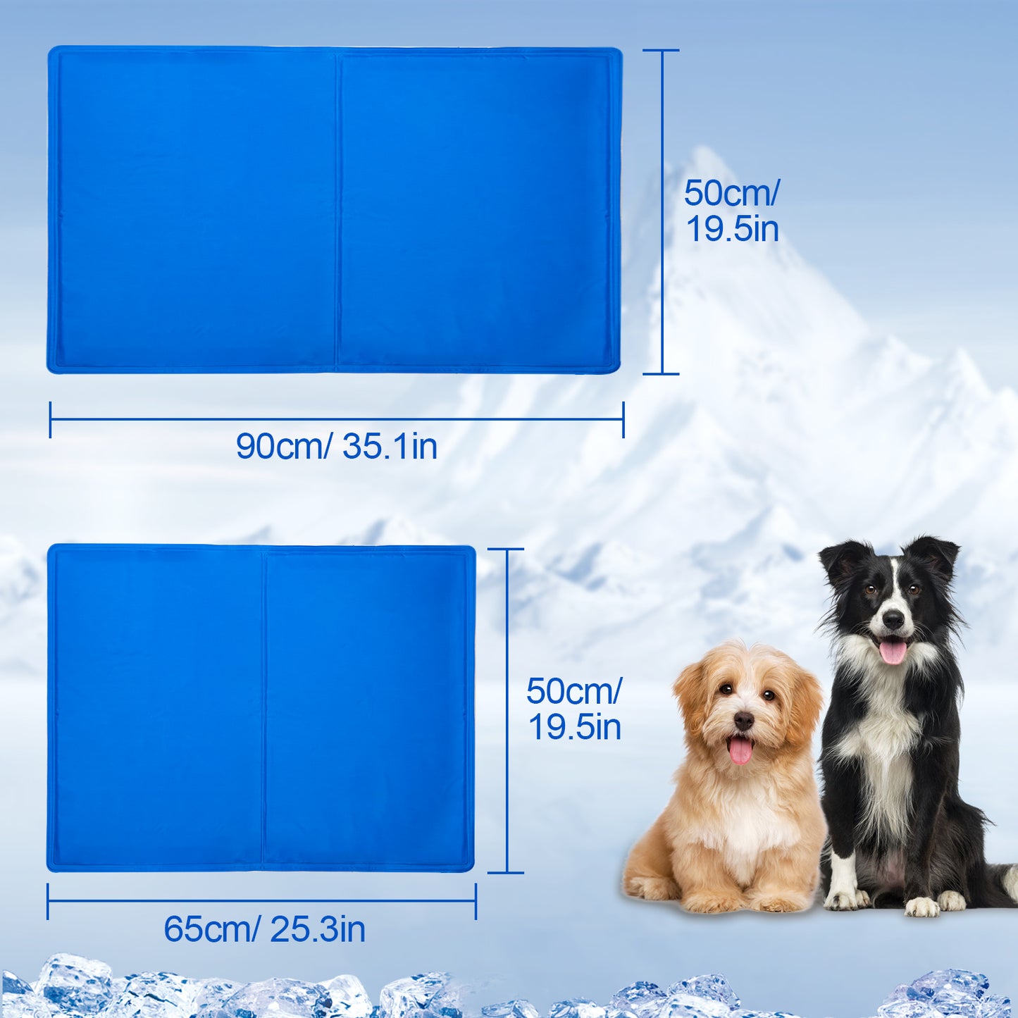 Pet Cooling Mat Non-Toxic Gel